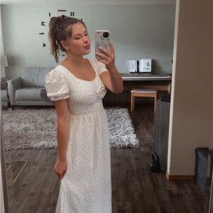 Cherry print crop top and maxi skirt set